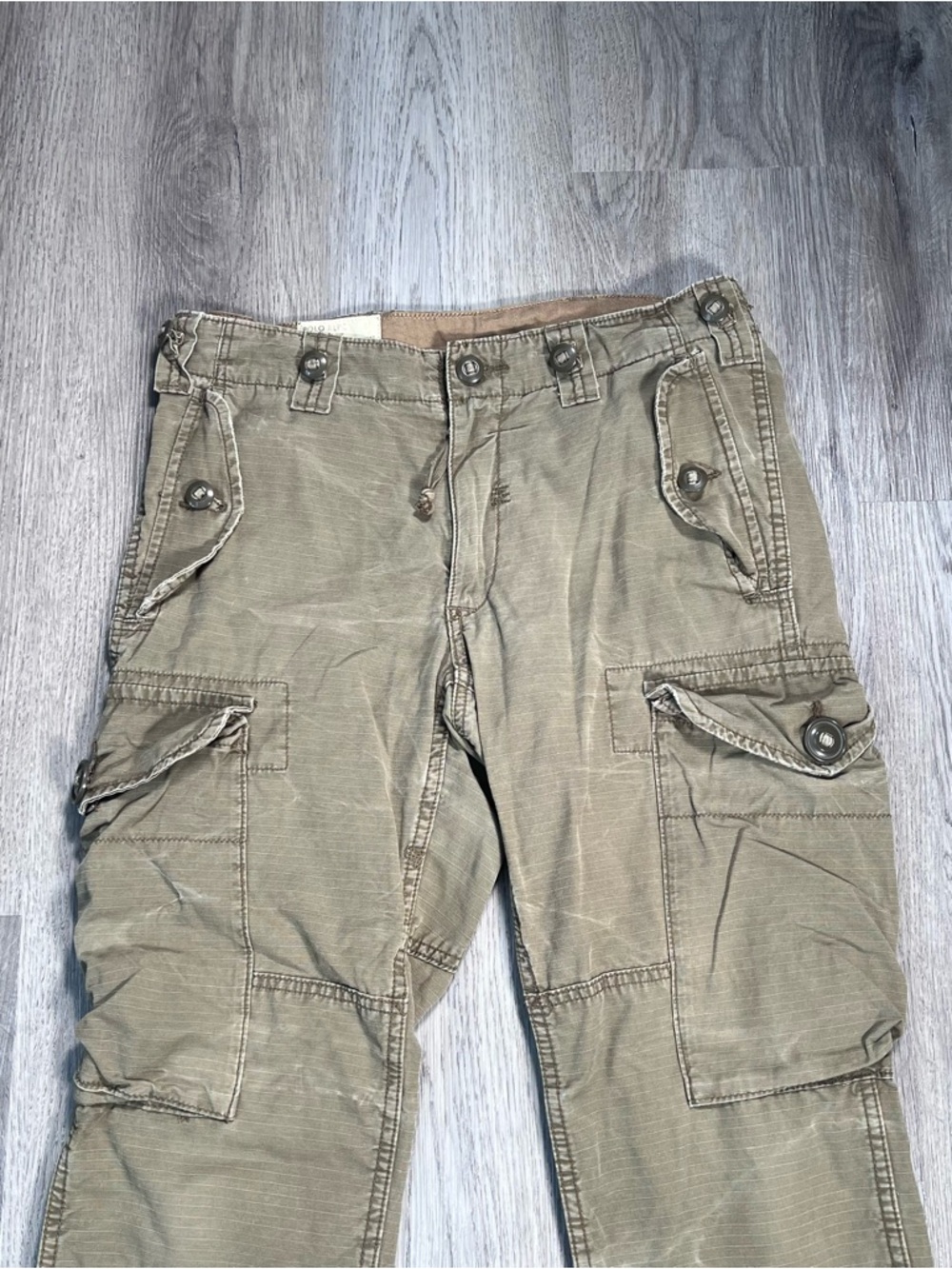 Polo Ralph Lauren Cargo Pants Mens Straight Fit Combat OG-107 GS Military 32x30 - Picture 3 of 11